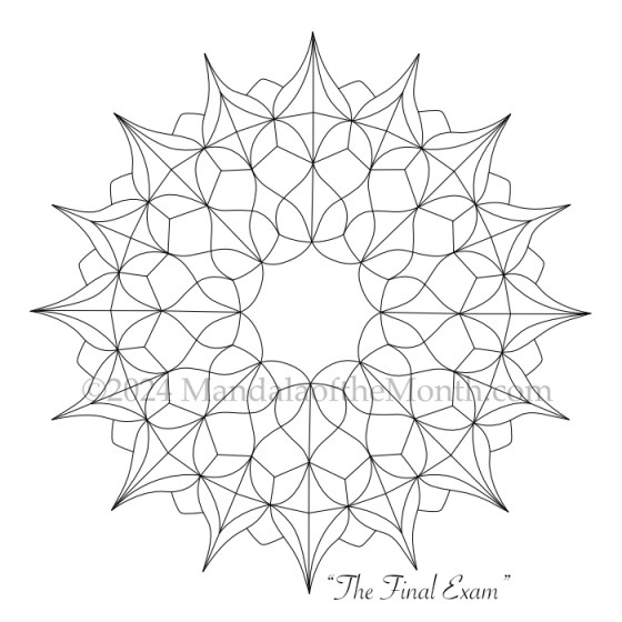 Mandala of the Month to Color — November 2024