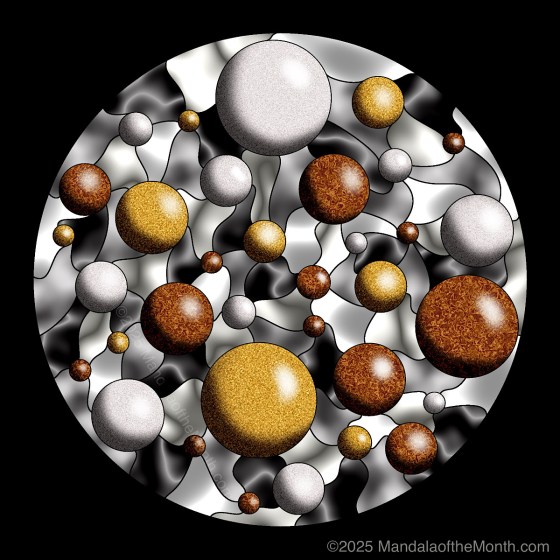 25-04 MotM Courage…in color with varying shades of grey, ochre, chocolate brown.